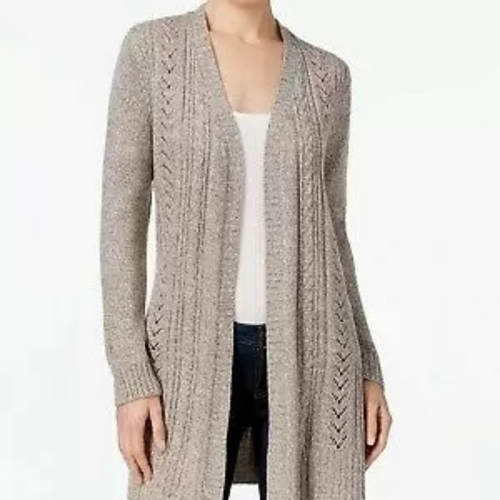 𝅺karen Scott Turbo Duster Cardigan